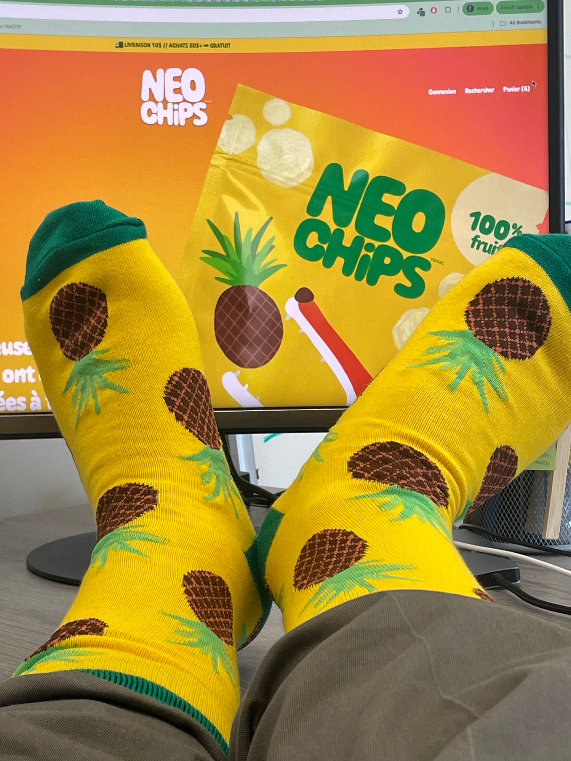 Bas ananas Néo Chips 🍍