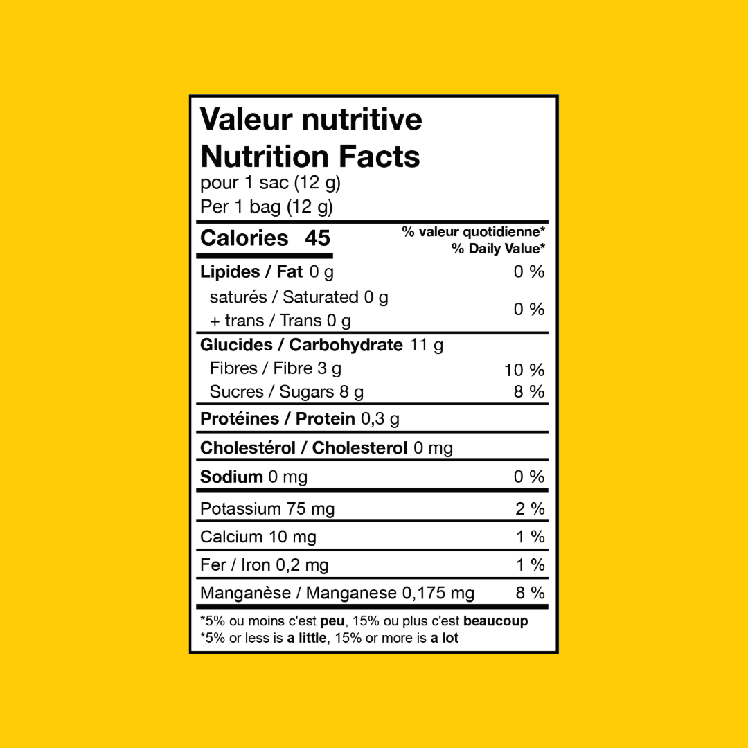 Bâtonnets pomme & bleuet sauvage